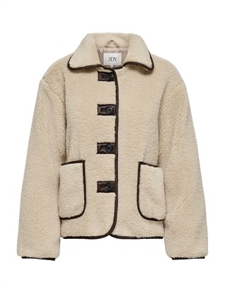JDYNoella Life Teddy Jacke - Cement